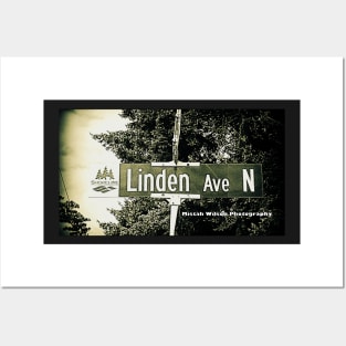 Linden Avenue North, Shoreline, WA by MWP Posters and Art